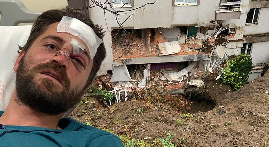 Rize’deki heyelanda dehşeti yaşadı! ‘Odanın içine topraklar girmişti’