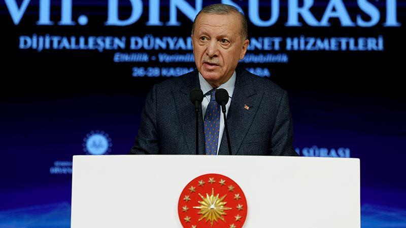 Cumhurbaşkanı Erdoğan: Dijital hareket, yeni bir yapay din oluşturma gayreti içinde
