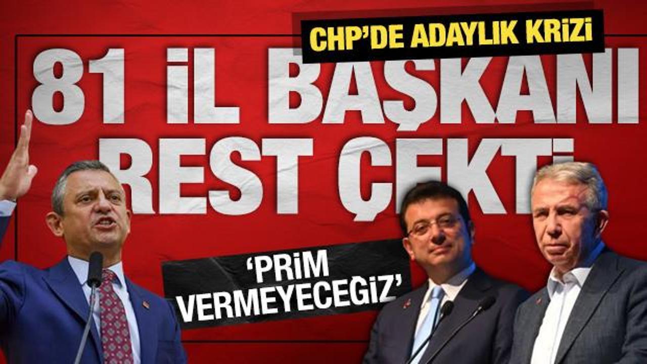 CHP’de adaylık krizi! 81 il başkanı, rest çekip Özgür Özel’e desteğini açıkladı