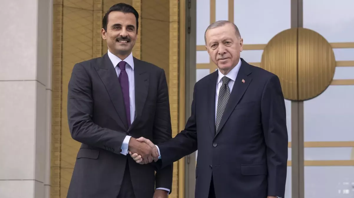Katar Emiri Ankara’da! Külliye’de resmi tören