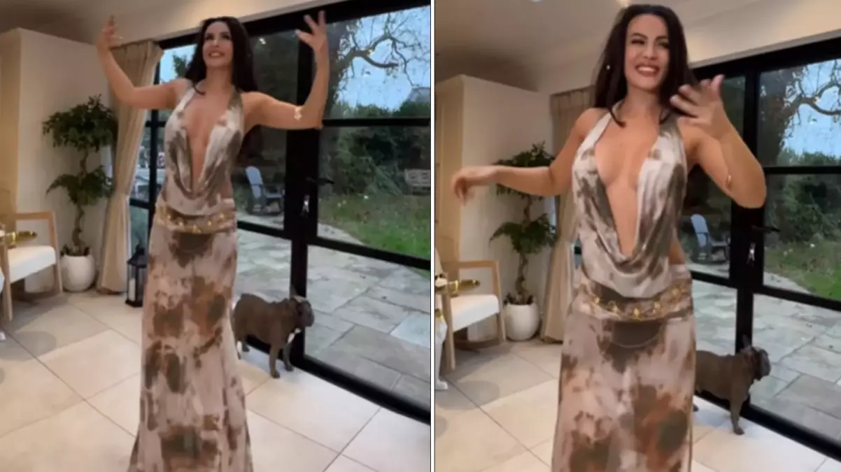 Sibel Akbulut’un derin dekoltesi ve kıvrak dansına yorum yağdı