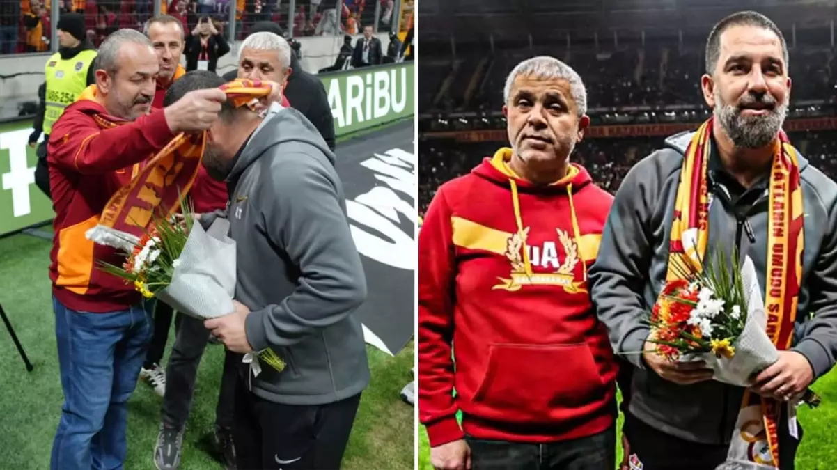 Arda Turan’ın RAMS Park’ta Galatasaray atkısı takması olay oldu