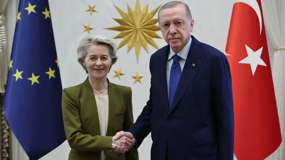 Erdoğan, Ursula von der Leyen ile Beştepe’de bir araya geldi