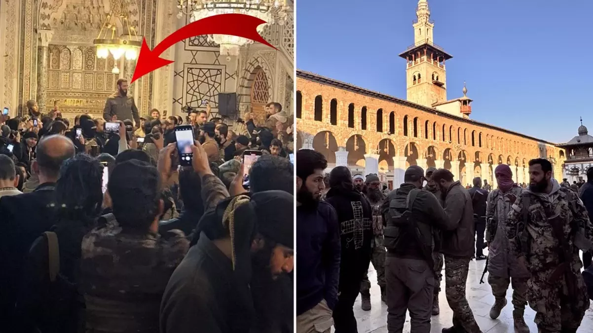 Esad’ın gitmesiyle Suriyeliler Emevi Camii’nde namaz kıldı
