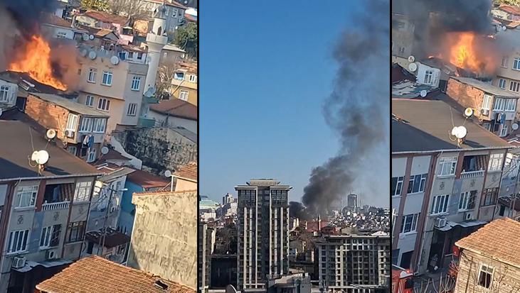 İstanbul’da korkutan yangın!