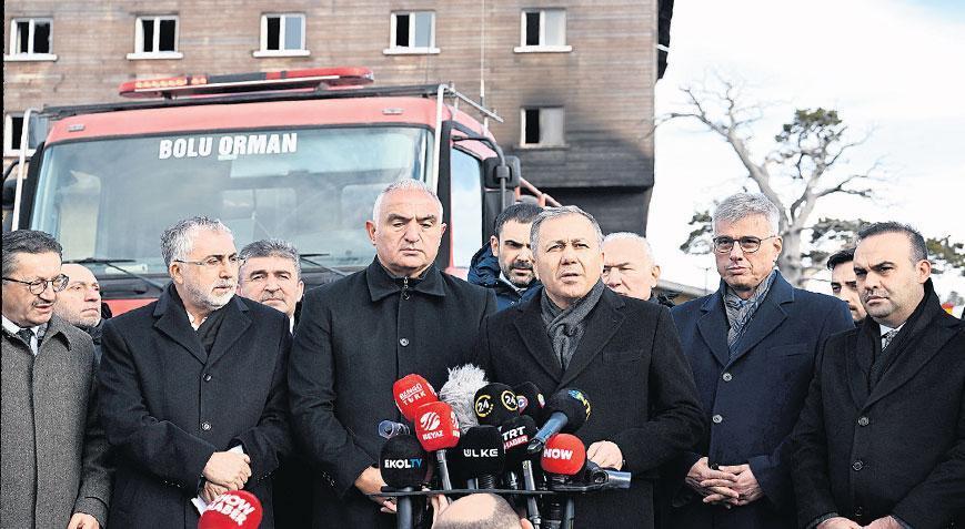 Bakanlar facianın yaşandığı otelde! Dokuz kişi gözaltına alındı