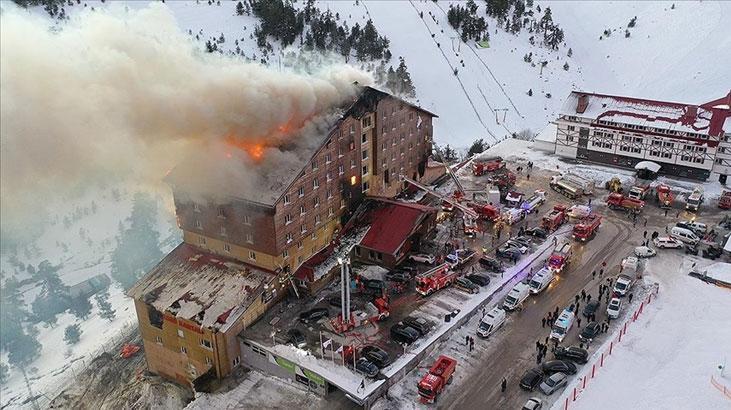 Kartalkaya’daki otel ağır hasarlı