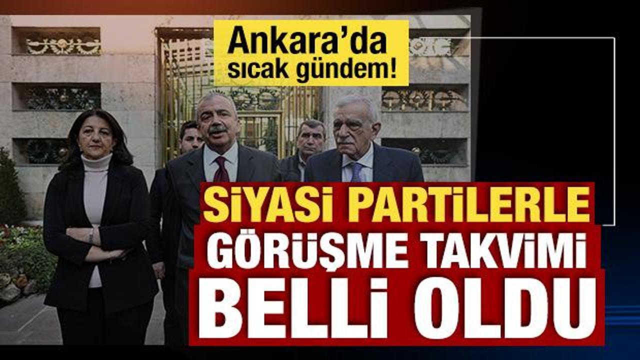 DEM Parti’nin görüşme takvimi belli oldu!