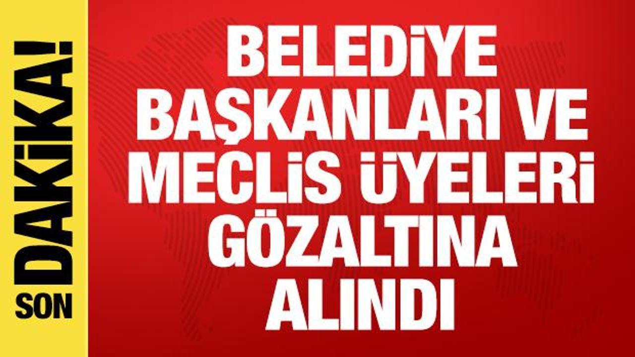 Son dakika haberi: Akdeniz Belediyesi Eşbaşkanları gözaltına alındı