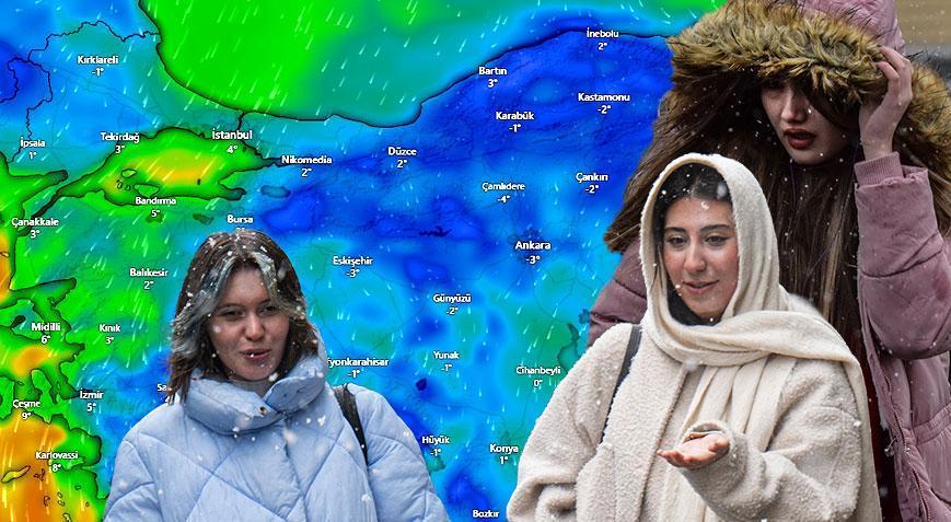 İstanbul dahil! 19 kentte kar alarmı