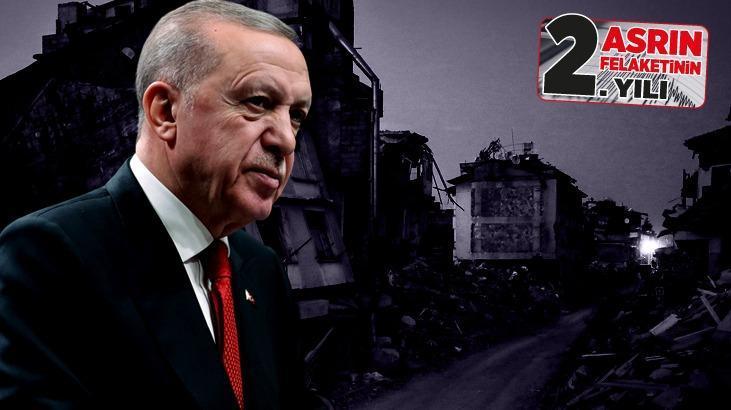 Cumhurbaşkanı Erdoğan’dan 6 Şubat depremleri mesajı