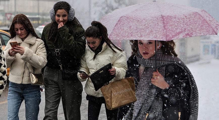 İstanbul dahil yenden kar alarmı
