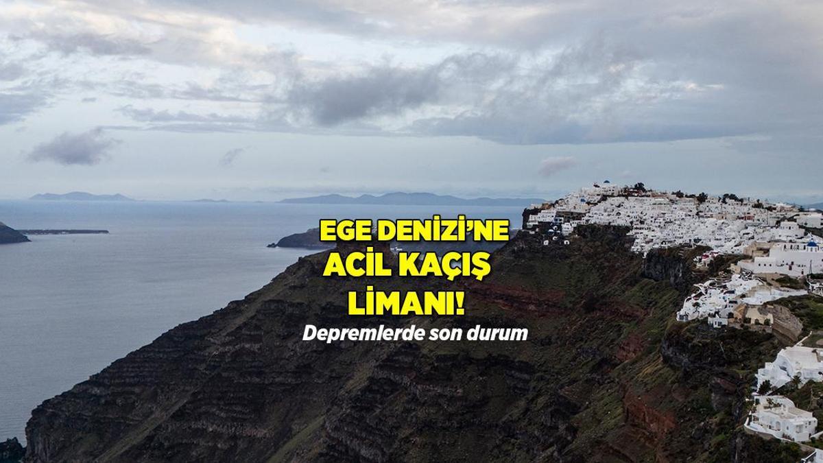 Ege Denizi’nde depremler: Santorini’ye kaçış limanı, ‘Bu hikaye bitmedi’