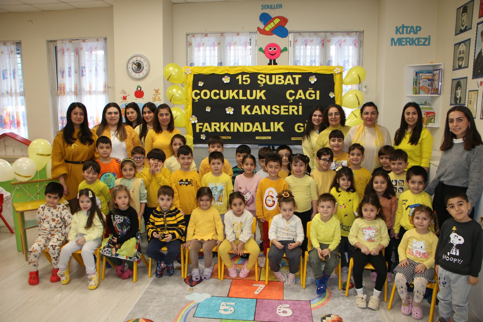 Kreş Öğrencilerinden ‘Çocukluk Çağı Kanserleri Farkındalık Günü’