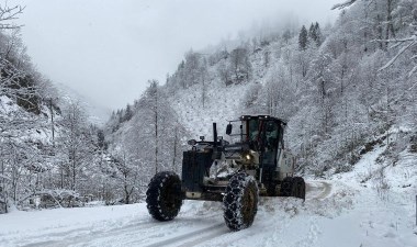 Kar yağışı Doğu Karadeniz de etkili oluyor