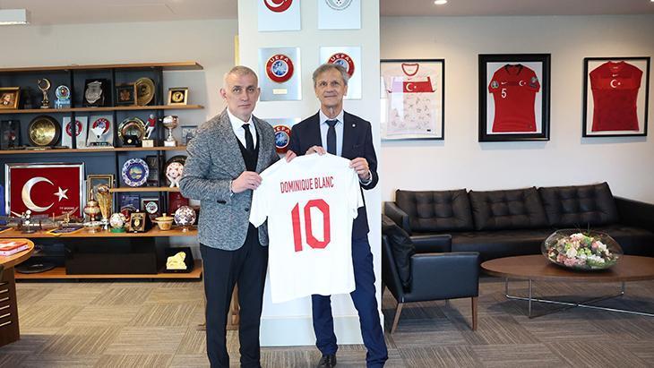 İsviçre Futbol Federasyonu Başkanı Blanc’dan Hacıosmanoğlu’na ziyaret