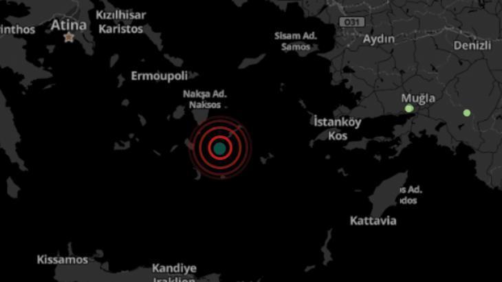 Ege Denizi’nde 4.5 büyüklüğünde deprem