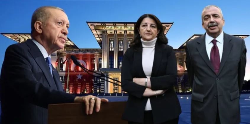 13 yıl sonra bir ilk: DEM Parti ve Erdoğan görüşmesi başladı