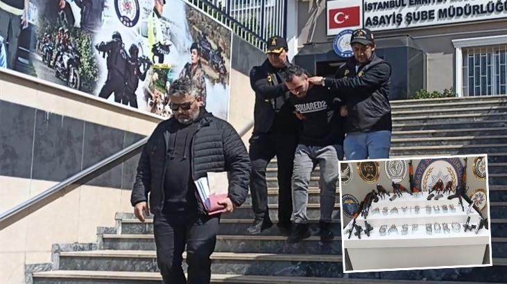 10 milyon isteyen haraç çetesi çökertildi! Cephanelik ele geçirildi