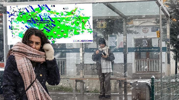 Ankara nisanda beyaza büründü, okullar tatil edildi!