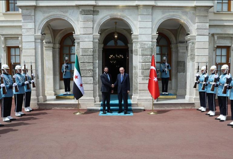 Son dakika: Cumhurbaşkanı Erdoğan, Şara ile bir araya geldi