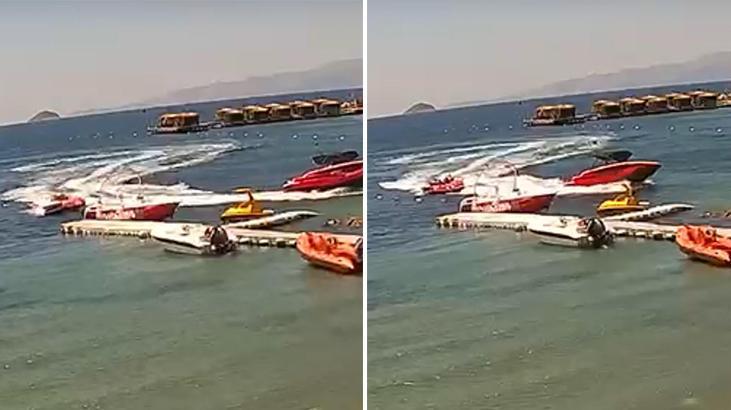 Bodrum’da feci olay! Su sporları yapan 3 turist kaza yaptı: İşte o görüntüler
