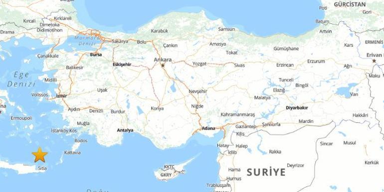 SON DAKİKA! Ege Denizi'nde 6 büyüklüğünde korkutan deprem
