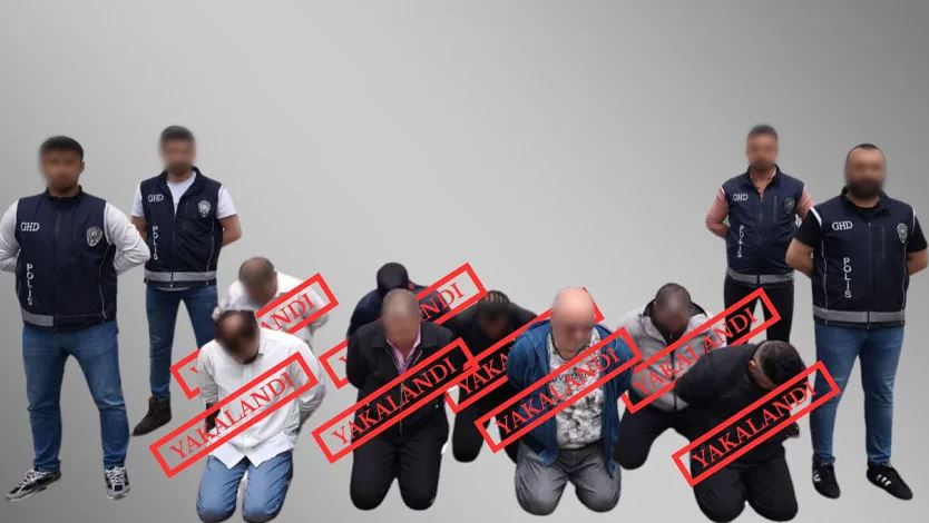 6 ilde kırmızı bültenli operasyon… 11 ülkenin aradığı 23 kişi Türkiye’de yakalandı
