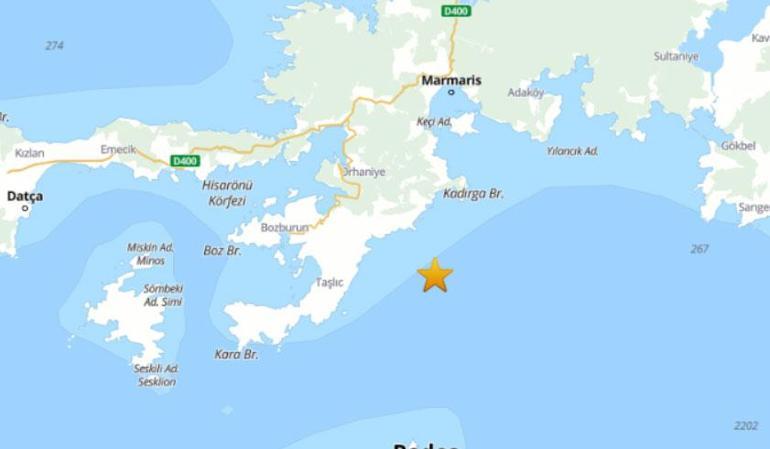 Son dakika: Muğla'da 5.8 büyüklüğünde deprem! Çok sayıda ilde hissedildi