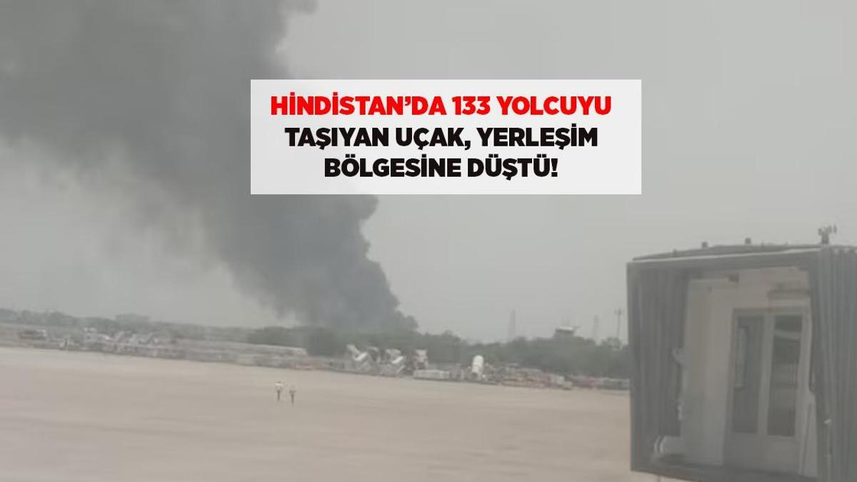 Son Dakika! Hindistan’da yolcu uçağı düştü!