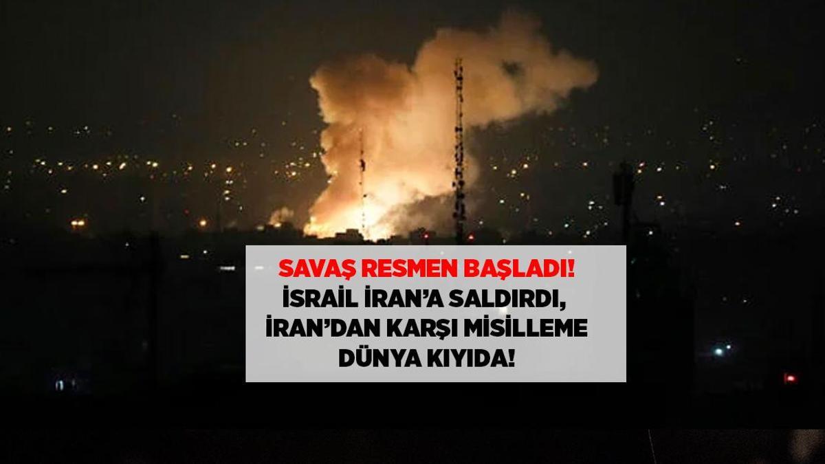 Savaş resmen başladı! İsrail İran’ı vurdu, Genelkurmay Başkanı öldü