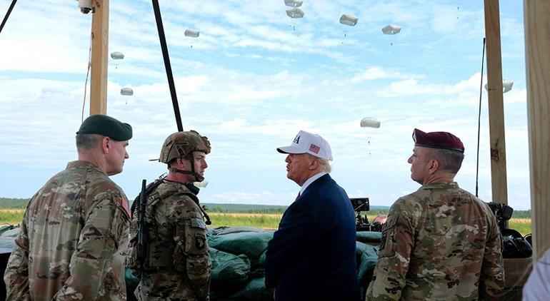 Son dakika: Trump'a 'cam fanuslu' suikast önlemi! Ordu ile gözdağı verdi