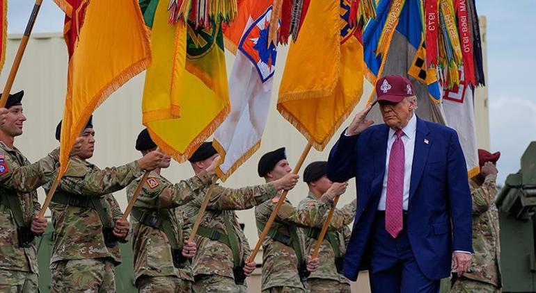 Son dakika: Trump'a 'cam fanuslu' suikast önlemi! Ordu ile gözdağı verdi