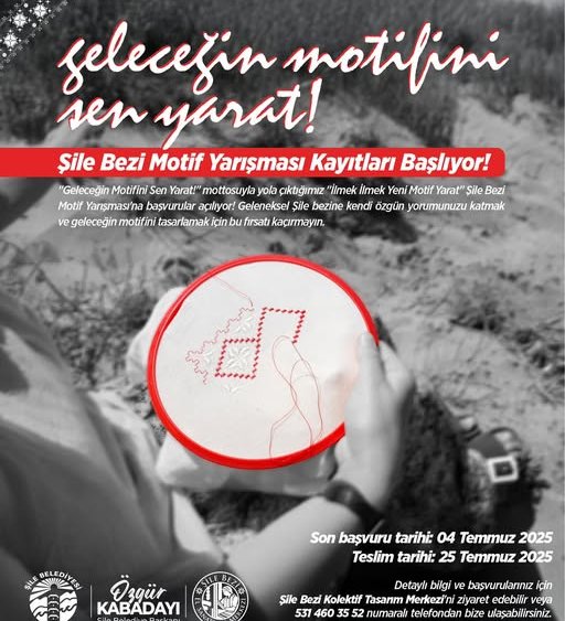Şile Belediyesi “Geleceğin Motifini Sen Yarat” Yarışması ile Yetenekleri Bekliyor