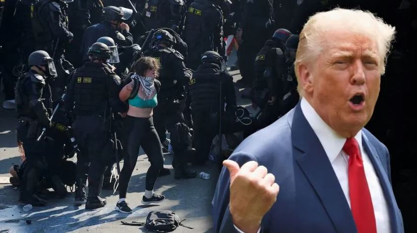 Trump’tan protestoculara sert uyarı! “İç savaş istemiyorum”