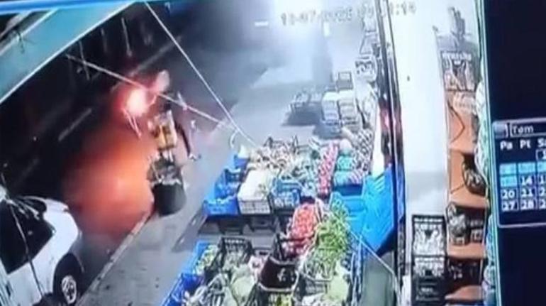 İstanbul Küçükçekmece'de markete molotoflu saldırı düzenlendi