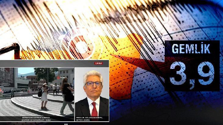 AFAD İstanbul ve Bursa’da hissedilen depremin büyüklüğünü 3.9 olarak duyurdu