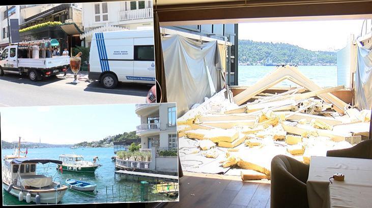 İstanbul Boğazı’nda kaçak yapılara yıkım!