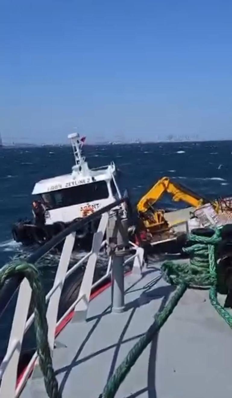 Zeytinburnu’nda alabora olan tekne battı: 4 kişi kurtarıldı