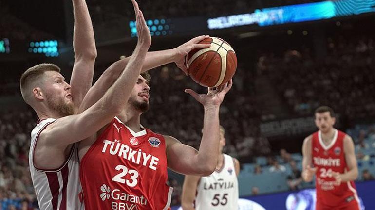 12 Dev Adam, Letonya'ya şans tanımadı! EuroBasket 2025’e galibiyetle başladı