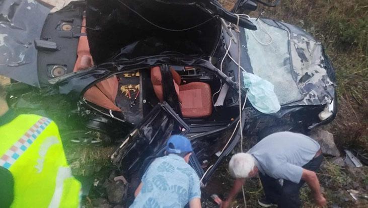 Tokat’ta otomobil devrildi: 2 ölü, 3 yaralı