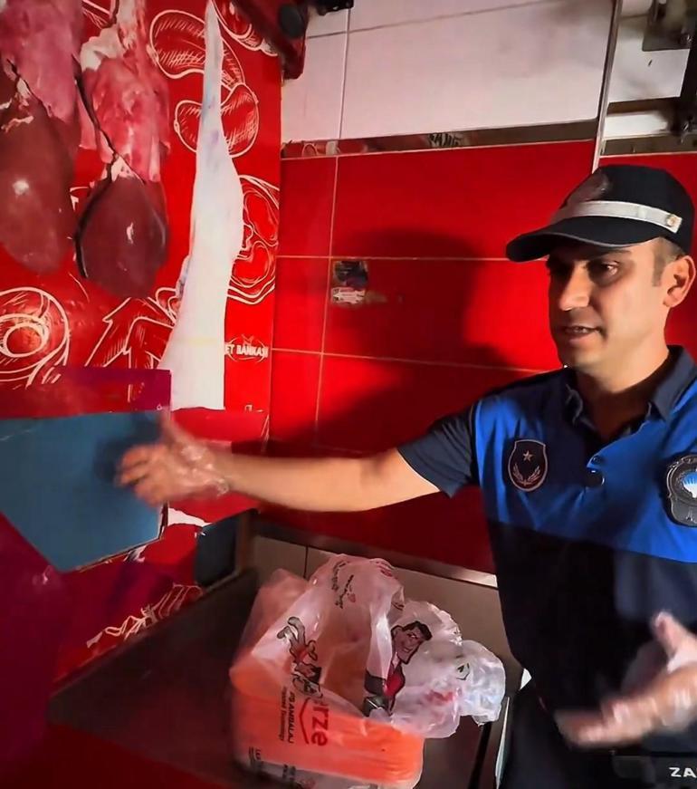 Gaziantep'te kasap dükkanında skandal düzenek! Ruhsatı iptal edildi
