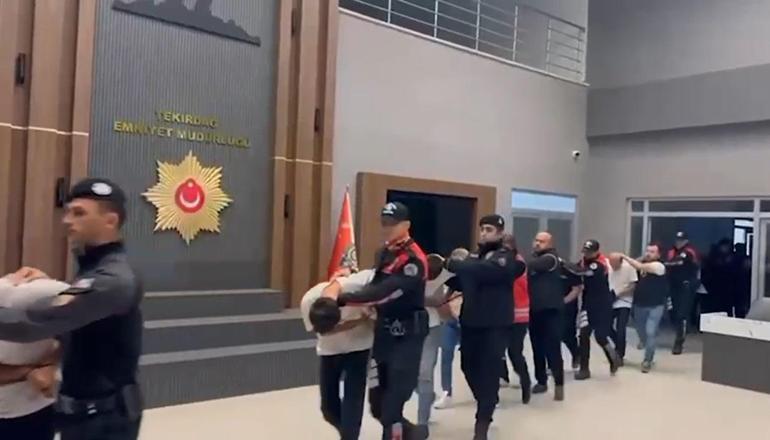 Tekirdağ merkezli dolandırıcılık şebekesi çökertildi: 41 tutuklama