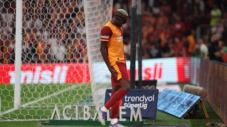Galatasaray'da Frankfurt maçı öncesi Osimhen için kritik test!