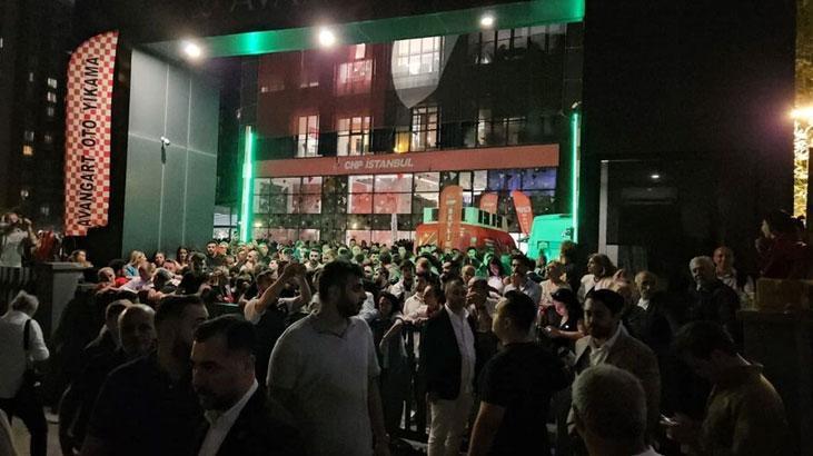 CHP İstanbul İl Başkanlığı önünde yaşananlara ilişkin 24 sosyal medya kullanıcısına soruşturma