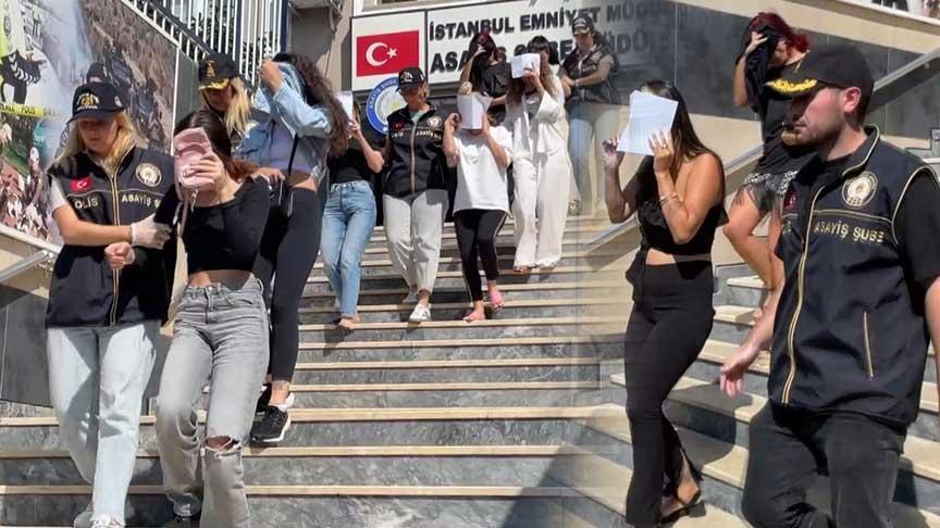 stanbul’da fuhuş çetesine şok operasyon