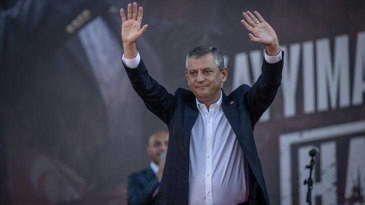 CHP Genel Başkanı Özel Ankara’daki mitinginde konuştu