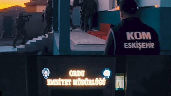 Suç örgütlerine 49 ilde operasyon! 115 şüpheli gözaltına alındı