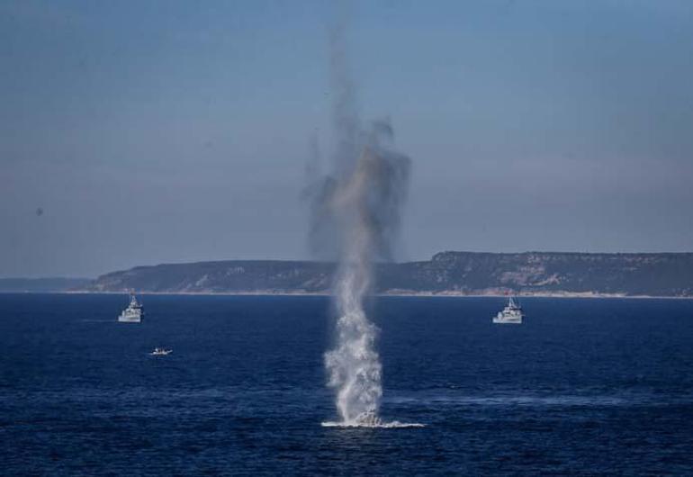 Saros Körfezi’nde dev tatbikat! Nusret-2025 Davet Tatbikatı adeta nefesleri kesti