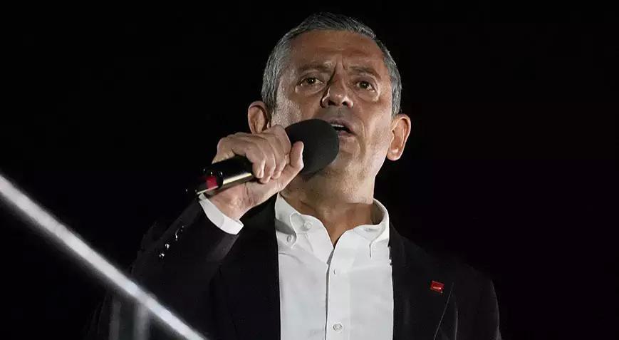 Özgür Özel, partisinin Şişli mitinginde konuştu